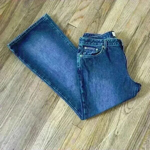 Calvin Klein 100% Cotton jeans size 13 Women’s CK denim flare jean Excellent C